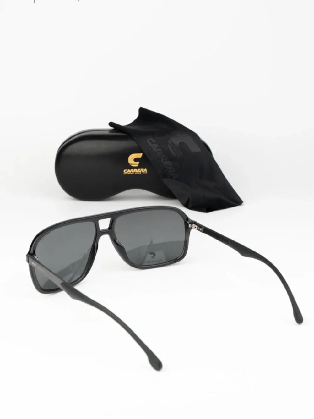 Carrera Women Sunglasses Grey Polar Pilot Carrera 8035/S 0KB7/M9 NEW AUTHENTIC
